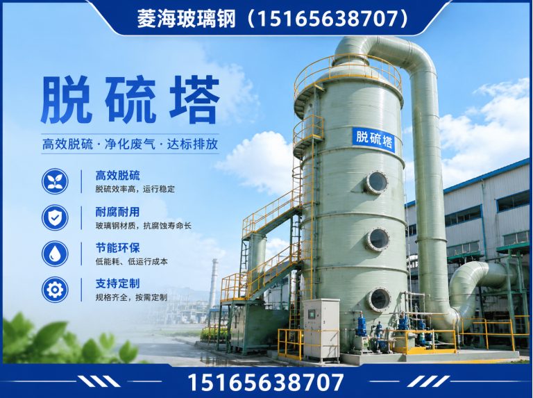奎文区玻璃钢冷却塔展示图